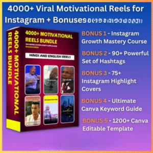 4000+ Viral Motivational Reels For Instagram + Bonuses